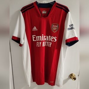 Adidas Arsenal FC Red and White Jersey , Size XL